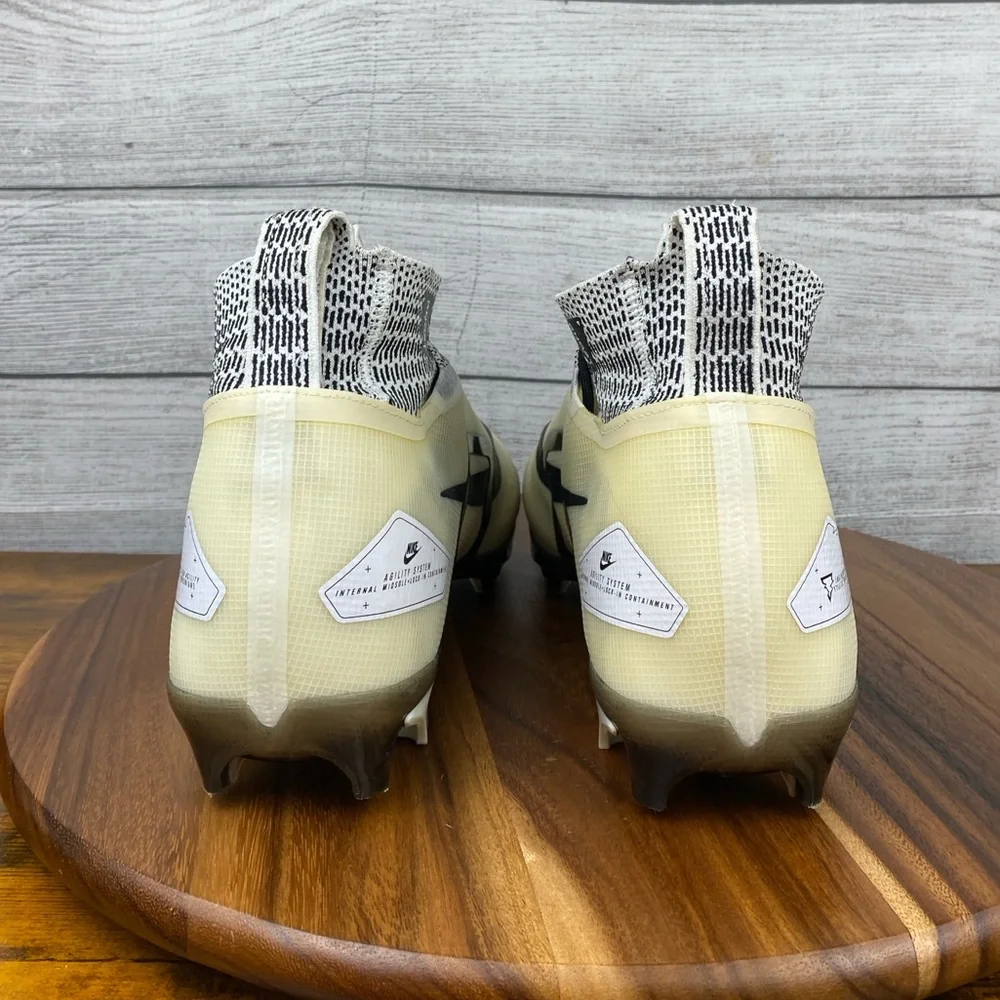 Nike Alpha Menace Elite 3 Pure Platinum Football Cleats CT6648-109 Men’s Size 14